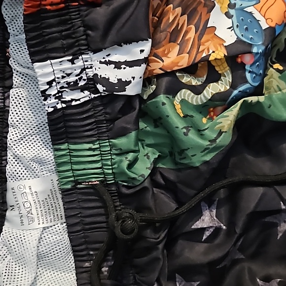 NEW! MEXICAN/AMERICAN FLAG Board Shorts w/ Pockets!! - Picture 9 of 9